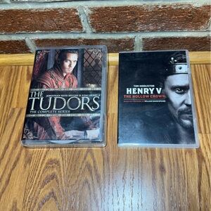 The Tudors Complete Series & The Hollow Crown Henry V DVD Lot Royalcore Drama